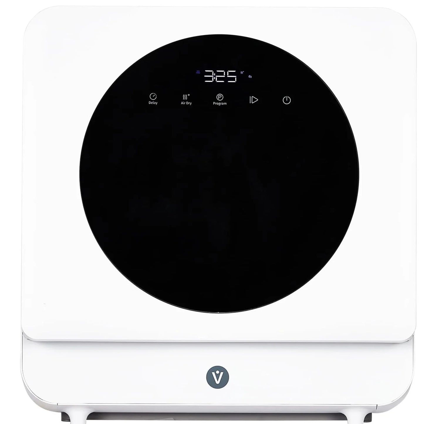 Dishwasher Countertop 6 Programs Mini Dishwasher With 5L Water Tank Touch Control Dishwasher With Dual Spray & Air-Drying