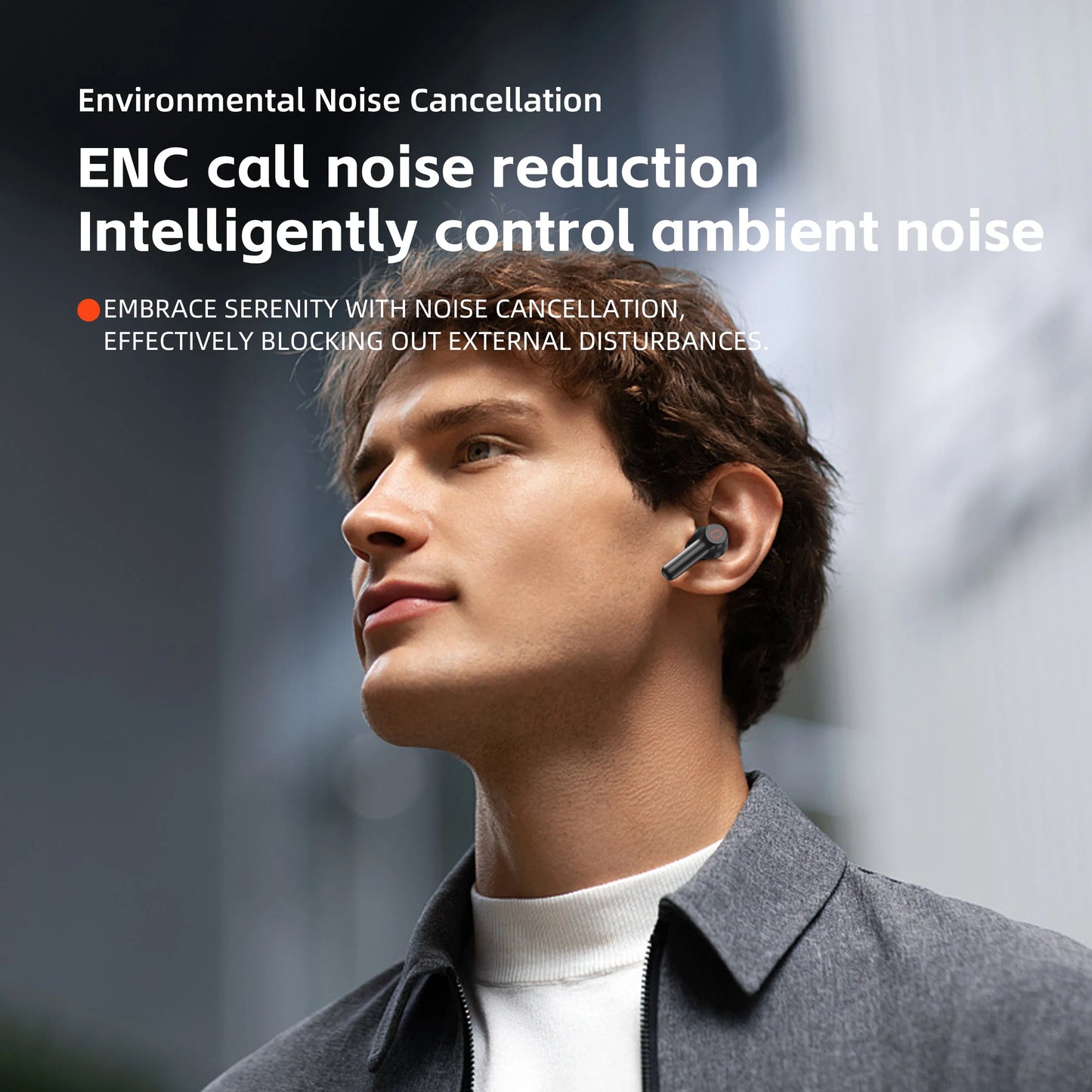 Wireless Earphones QERE E20 NEW TWS Bluetooth 5.3 HD Microphone HIFI Headphone 13mm Driver Low Latency gaming waterproof Earbud