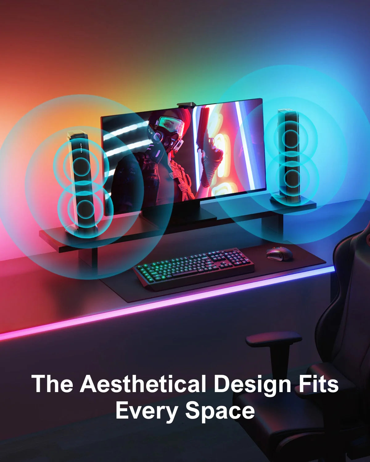 ULTIMEA 200w 4.1ch TV Sound bar Heimkino Soundsystem Bluetooth-Lautsprecher Soundbar Subwoofer support optische Aux HDMI Speaker