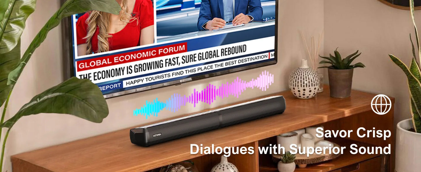 ULTIMEA 200w 4.1ch TV Sound bar Heimkino Soundsystem Bluetooth-Lautsprecher Soundbar Subwoofer support optische Aux HDMI Speaker