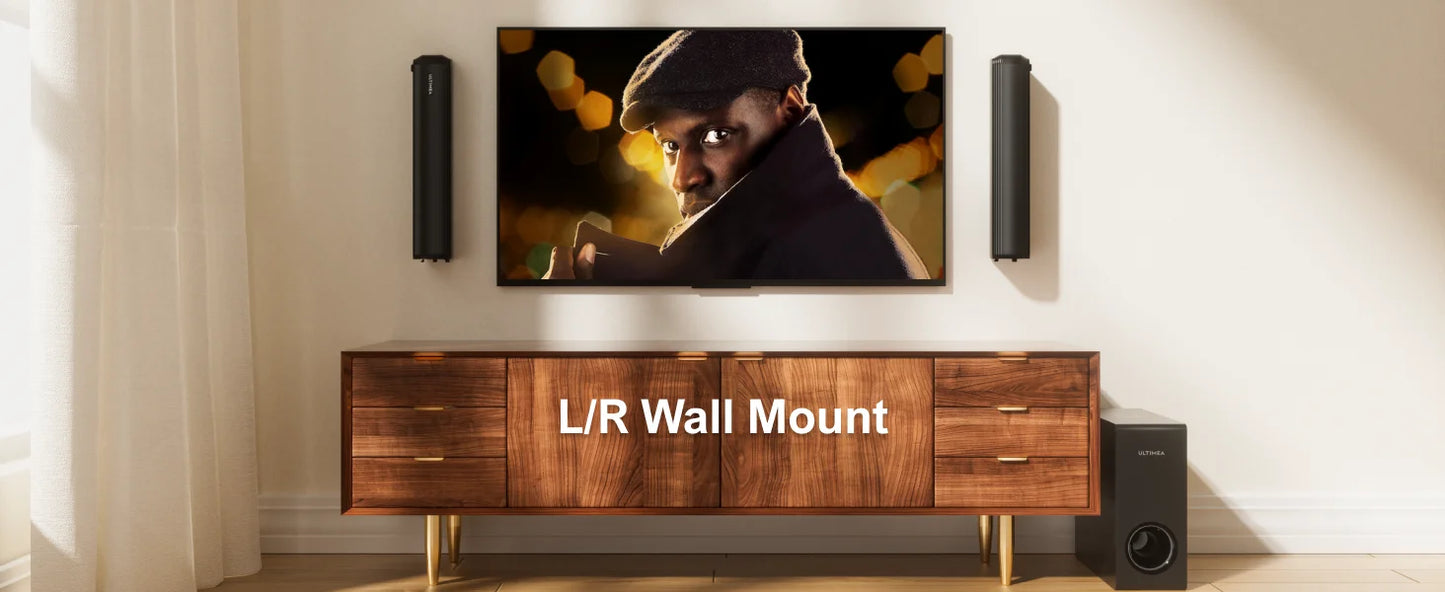 ULTIMEA 200w 4.1ch TV Sound bar Heimkino Soundsystem Bluetooth-Lautsprecher Soundbar Subwoofer support optische Aux HDMI Speaker