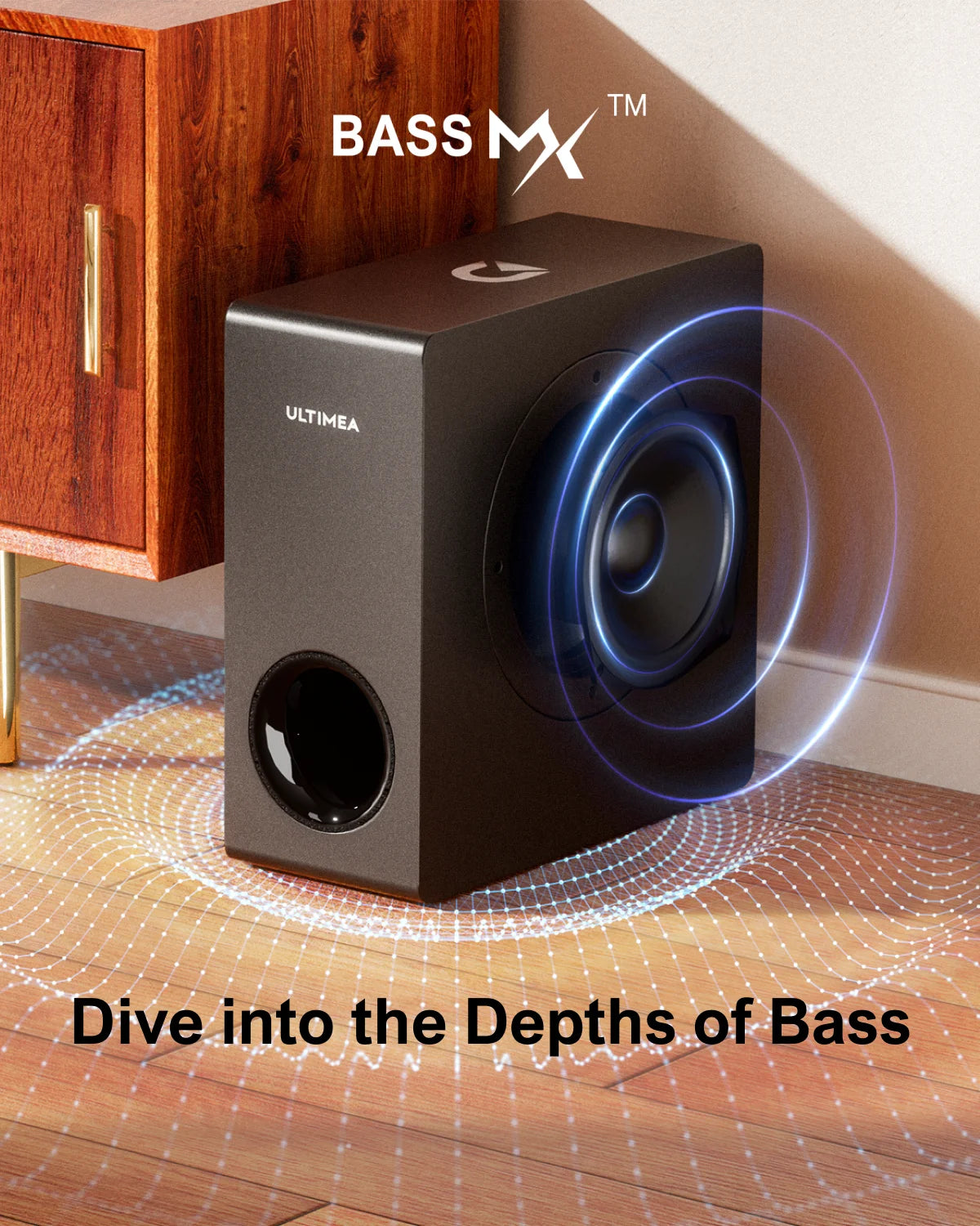 ULTIMEA 200w 4.1ch TV Sound bar Heimkino Soundsystem Bluetooth-Lautsprecher Soundbar Subwoofer support optische Aux HDMI Speaker