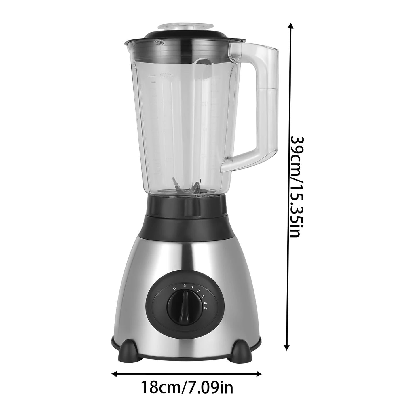 800W Multifunctional Food Processing Blender, 54.11 Oz Large Capacity with Large Spout for Families, Restaurants, Milk Tea Shop