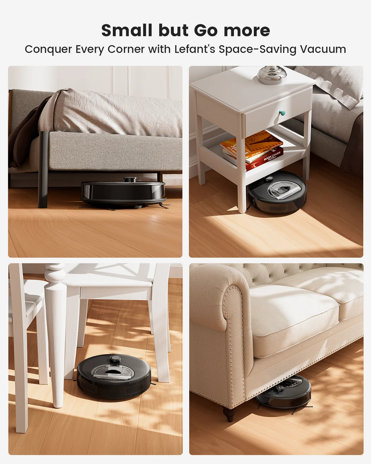 Lefant M330 Pro M330S Robot Vacuum and Mop combo, 5000Pa,dTOF LiDAR Navigation, Alexa/Google/WiFi,Ideal for Pet Hair