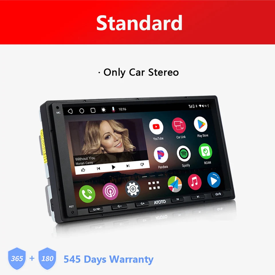 ATOTO Universal 7 inch Android Car Stereo Double 2 Din Multimedia Player Carplay Screen Android Auto 2Din Bluetooth Radio A6