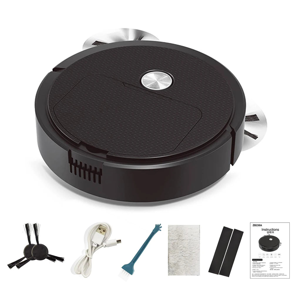Automatic Sweeping Machine 1200mAh Intelligent Sweeping Robot Low Noise Labor Saving Rechargeable Home Cleaning Appliances